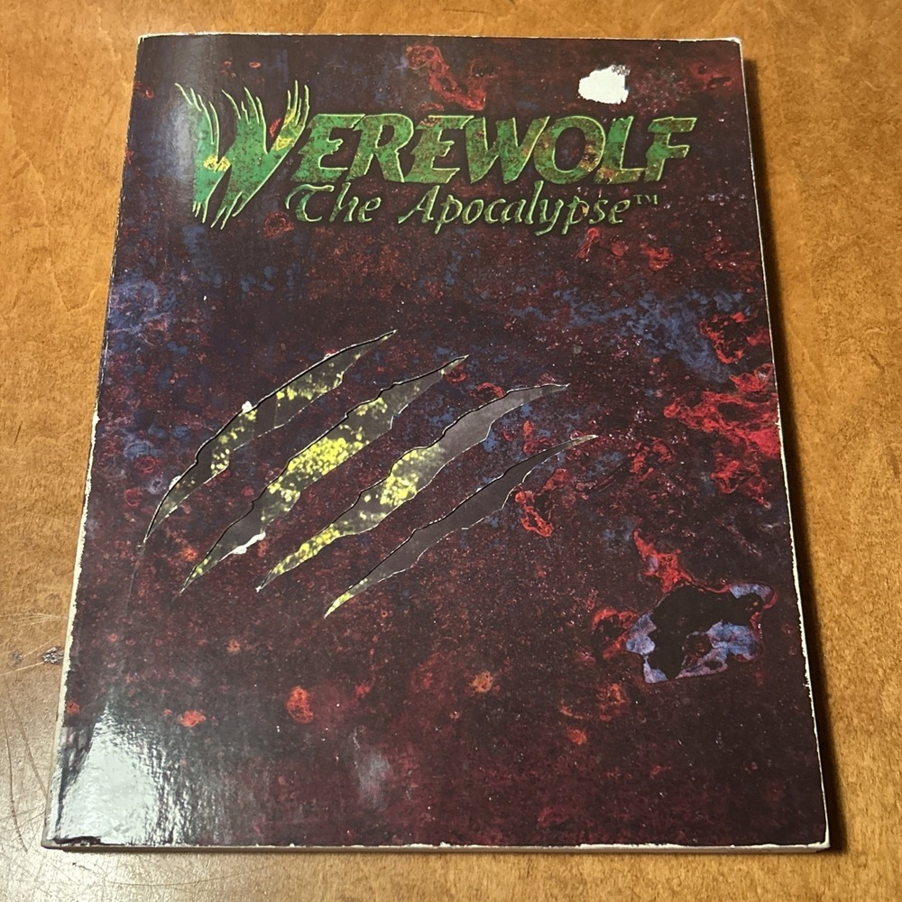 Werewolf The Apocalypse Core Rulebook WW3000 White Wolf RPG 1991